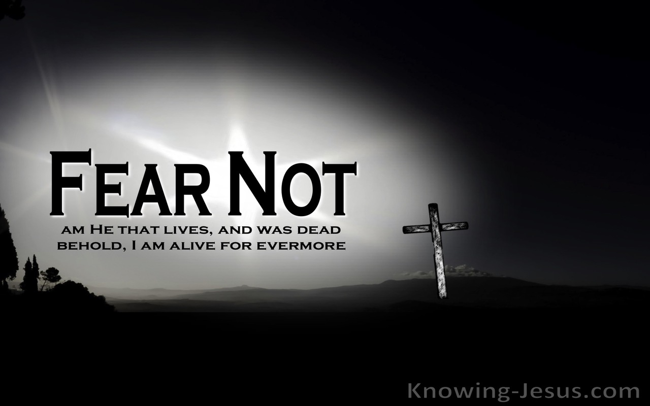 Revelation 1:18 He That Lives And Was Dead And Is Alive (black)  